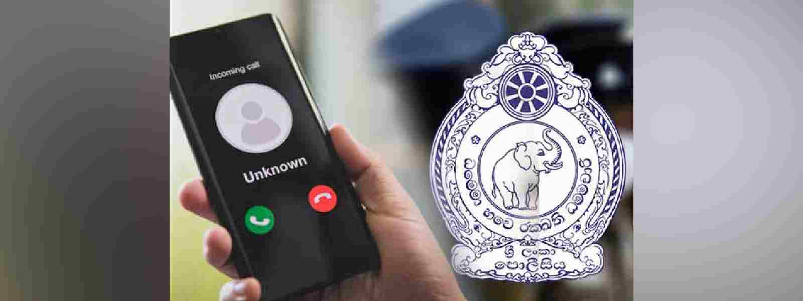 තොරතුරු ලබා දීමට පොලීසියෙන් තවත් දුරකථන අංක කිහිපය